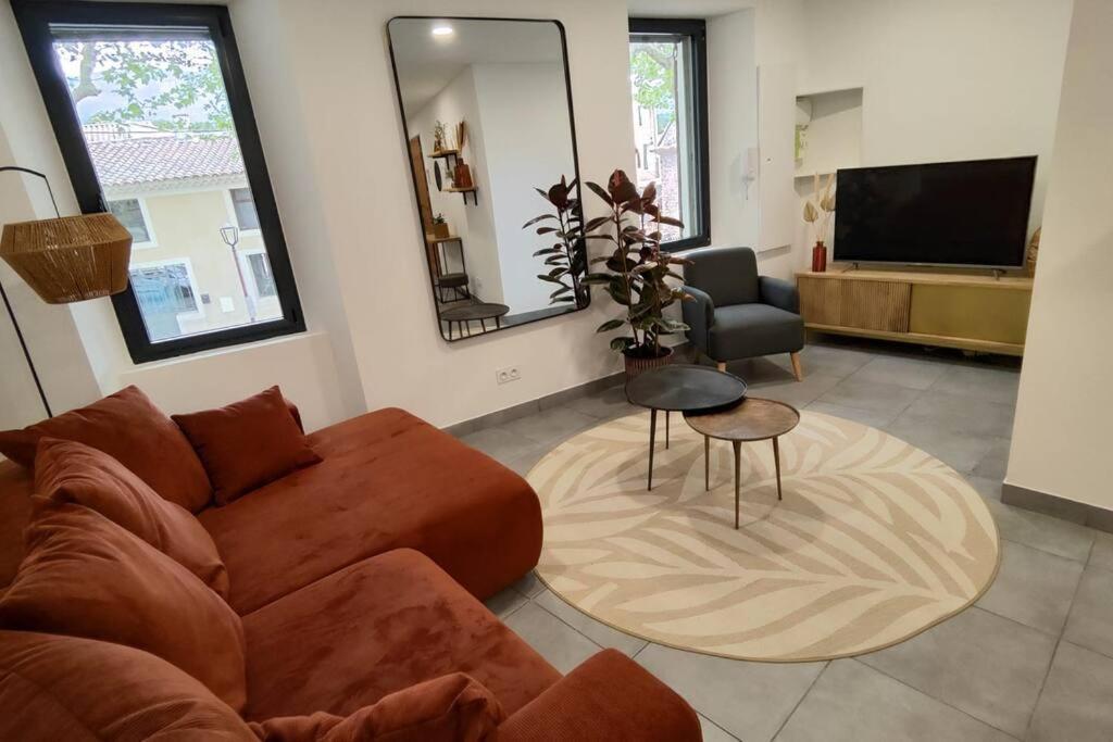 Tres Bel Appartement Climatise - Chez Tom Et Anna Bédoin Exteriör bild